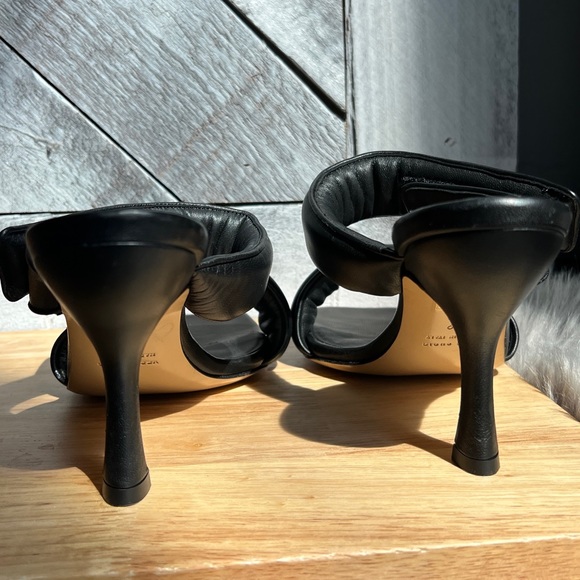 GIA BORGHINI PERNILLE TEISBAEK NEW PERNI LEATHER DOUBLE STRAP HEEL - Picture 9 of 13